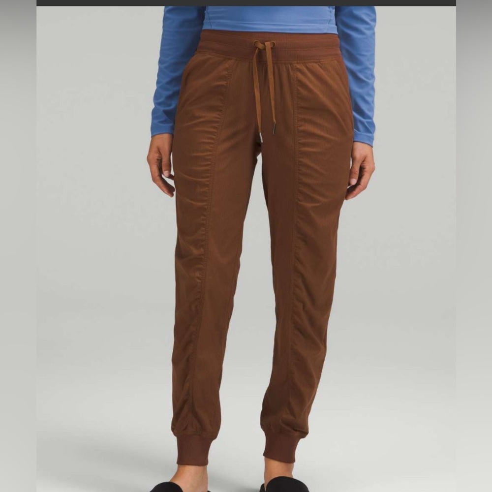 lululemon athletica Brown Drawstring Jogger Leggings
